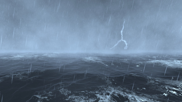 Tin cảnh báo mưa dông, gió mạnh và sóng lớn trên biển